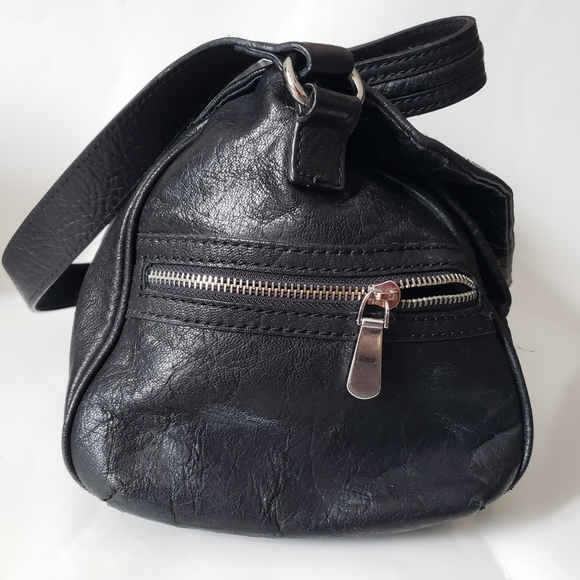 Zara | Leather Handbag with Shoulder Strap - Picture 7 of 15